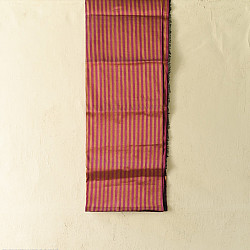 Rekha | Maheshwari - Dress Material (Top & Dupatta) - Rani Pink & Copper