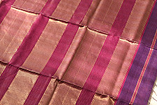 Colors of Devotion | Handwoven Maheshwari Zari Checks Silk Saree