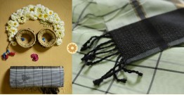 Iris ❢ Maheshwari Handloom ❢ Cotton Checks Saree ❢ 2