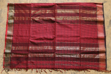 Iris ❢ Maheshwari Handloom ❢ Cotton Checks Saree ❢ 8