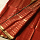 buy Maheshwari Silk Stripe Saree With Zari Border