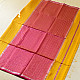 buy Zari Stripes Maheshwari Silk Saree ~ Yellow