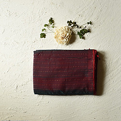 Iris ~ Maheshwari Handloom | Reversible Pure Cotton Saree - Dhoop Chhaon 