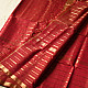 buy Handwoven Maheshwari Stripe Silk & Zari Saree