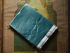 Colors of Devotion | Handloom Maheshwari Silk & Zari Saree ~ Teal