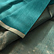 buy Handloom Maheshwari Silk & Zari Saree ~ Teal