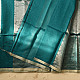 buy Handloom Maheshwari Silk & Zari Saree ~ Teal