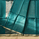 buy Handloom Maheshwari Silk & Zari Saree ~ Teal