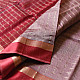 buy Handloom Maheshwari Silk Saree With Golden Zari Checks