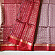 buy Handloom Maheshwari Silk Saree With Golden Zari Checks