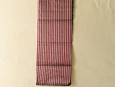 Rekha | Maheshwari Silk Dress Material (Top & Dupatta) - Rani Pink & Silver