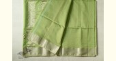 buy Handwoven Maheshwari Saree With All Over Butta - Light Green
