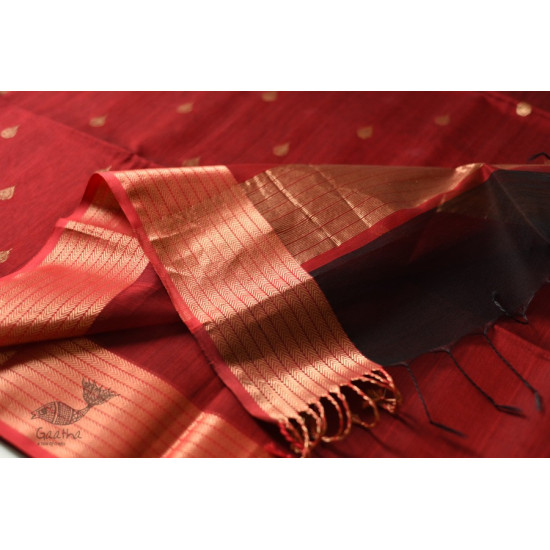 buy Handwoven Maheshwari silk saree