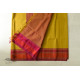 buy Handwoven Maheshwari Silk Saree With Resham Border and Kosa Pallu