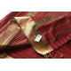 buy  Handwoven Maheshwari Maroon With Golder Border Saree