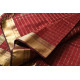 buy  Handwoven Maheshwari Maroon With Golder Border Saree