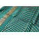 buy  Handwoven Maheshwari Saree With Zari Checks - Teal