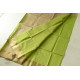 buy Handwoven Maheshwari Checks Saree - Liril Green Color