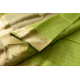 buy Handwoven Maheshwari Checks Saree - Liril Green Color