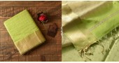 buy Handwoven Maheshwari Checks Saree - Liril Green Color
