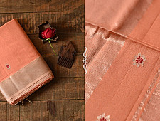 Pavitra . पवित्रा | Handwoven Maheshwari Silk Saree With All Over Butta