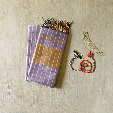 Rekha | Maheshwari - Silk Dress Material (Top & Dupatta)