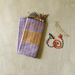 Rekha | Maheshwari - Silk Dress Material (Top & Dupatta)