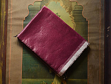 Colors of Devotion | Handwoven Maheshwari Silk & Zari Rani Pink Saree