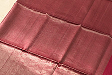 Colors of Devotion | Handwoven Maheshwari Silk & Zari Rani Pink Saree
