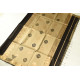 buy Handwoven Maheshwari Black Saree With Golden Pallu