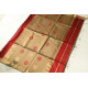 buy  Handwoven Maheshwari Red Saree With Golden Pallu 