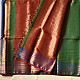 buy Handwoven Maheshwari Silk & Zari Green Saree ( Zari Brocade)