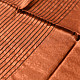 shop All over Zari Stripe Saree - Copper Brown