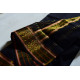 shop maheshwari cotton silk black saree with zari border