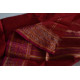 shop maheshwari cotton silk red saree with zari border