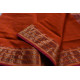 shop maheshwari cotton silk brick red saree with zari border 