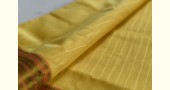 shop maheshwari cotton silk lemon yellow saree with zari border