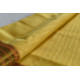 shop maheshwari cotton silk lemon yellow saree with zari border