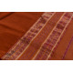 shop maheshwari cotton silk rust color saree with zari border