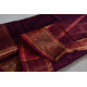 shop maheshwari cotton silk violate color saree with zari border