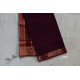 shop maheshwari cotton silk violate color saree with zari border