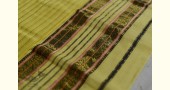 shop maheshwari cotton silk light yellow color saree with zari border