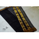 shop maheshwari cotton silk black saree with zari border