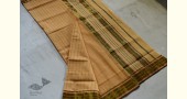 shop maheshwari cotton silk saree with zari border - light yellow