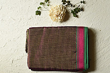 Iris ~ Maheshwari Handloom | Resham Border Zari Checks Saree
