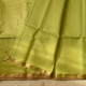 buy Handwoven Maheshwari Silk Saree - Liril Green