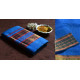 shop maheshwari cotton silk blue saree with zari border