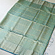 buy Handloom Maheshwari Silk Saree ~ Green & Blue Dhoop Chhaon