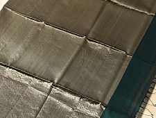 Colors of Devotion | Handwoven Maheshwari Silk Saree ~ Rama Green