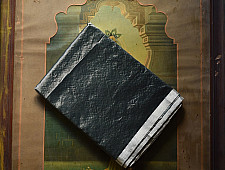 Colors of Devotion | Handwoven Maheshwari Silk Saree ~ Rama Green